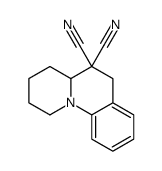 1,2,3,4,4a,6-hexahydrobenzo[c]quinolizine-5,5-dicarbonitrile结构式