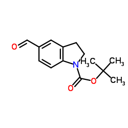 1-Boc-5-formylindoline Structure