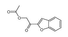 [2-(1-benzofuran-2-yl)-2-oxoethyl] acetate Structure