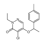 4-chloro-2-ethyl-5-[1-(4-methylphenyl)ethoxy]pyridazin-3-one Structure