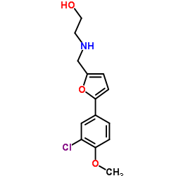 2-(((5-(3-CHLORO-4-METHOXYPHENYL)-2-FURYL)METHYL)AMINO)ETHANOL picture