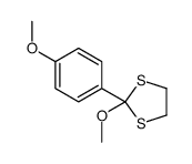 2-methoxy-2-(4-methoxyphenyl)-1,3-dithiolane结构式