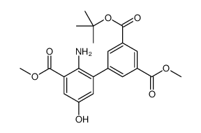 3-O-tert-butyl 1-O-methyl 5-(2-amino-5-hydroxy-3-methoxycarbonylphenyl)benzene-1,3-dicarboxylate Structure