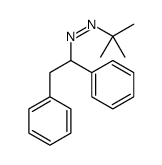 tert-butyl(1,2-diphenylethyl)diazene结构式