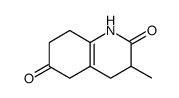 1,3,4,5,7,8-Hexahydro-3-methylquinoline-2,6-dione结构式