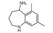 6,8-dimethyl-2,3,4,5-tetrahydro-1H-1-benzazepin-5-amine Structure