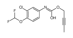 but-2-ynyl N-[3-chloro-4-(difluoromethoxy)phenyl]carbamate Structure