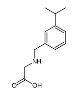 2-[(3-propan-2-ylphenyl)methylamino]acetic acid Structure