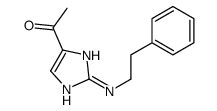 1-[2-(2-phenylethylamino)-1H-imidazol-5-yl]ethanone Structure