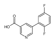 5-(2,5-DIFLUOROPHENYL)NICOTINIC ACID结构式