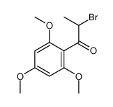 2-bromo-1-(2,4,6-trimethoxyphenyl)propan-1-one结构式