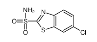 6-chloro-1,3-benzothiazole-2-sulfonamide结构式