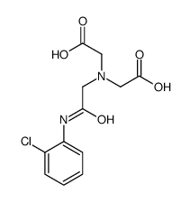 2-[carboxymethyl-[2-(2-chloroanilino)-2-oxoethyl]amino]acetic acid Structure