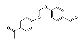 1-[4-[(4-acetylphenoxy)methoxy]phenyl]ethanone Structure