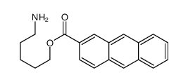 5-aminopentyl anthracene-2-carboxylate Structure