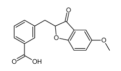 3-((2,3-Dihydro-5-methoxy-3-oxo-2-benzofuranyl)methyl)benzoic acid结构式