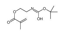 2-((tert-Butoxycarbonyl)amino)ethyl methacrylate structure