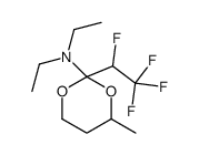 N,N-diethyl-4-methyl-2-(1,2,2,2-tetrafluoroethyl)-1,3-dioxan-2-amine Structure