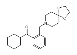 CYCLOHEXYL 2-[8-(1,4-DIOXA-8-AZASPIRO[4.5]DECYL)METHYL]PHENYL KETONE picture