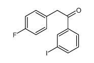 2-(4-FLUOROPHENYL)-3'-IODOACETOPHENONE Structure