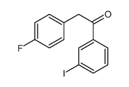 2-(4-FLUOROPHENYL)-3'-IODOACETOPHENONE structure