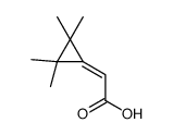 2-(2,2,3,3-tetramethylcyclopropylidene)acetic acid结构式