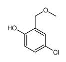 4-chloro-2-(methoxymethyl)phenol结构式