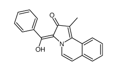 3-[hydroxy(phenyl)methylidene]-1-methylpyrrolo[2,1-a]isoquinolin-2-one结构式