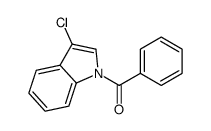 (3-chloroindol-1-yl)-phenylmethanone Structure