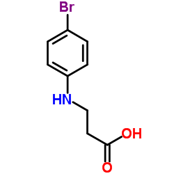 3-((4-Bromophenyl)amino)propanoicacid结构式