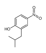 4-硝基-2-异丁基苯酚结构式