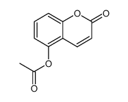 5-acetoxy-coumarin Structure