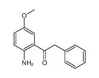 1-(2-amino-5-methoxyphenyl)-2-phenylethanone结构式