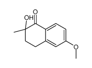 2-hydroxy-6-methoxy-2-methyl-3,4-dihydronaphthalen-1-one Structure
