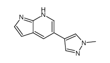 5-(1-Methyl-1H-pyrazol-4-yl)-1H-pyrrolo[2,3-b]pyridine Structure