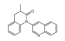 3-methyl-1-quinolin-3-yl-3,4-dihydroquinolin-2-one结构式