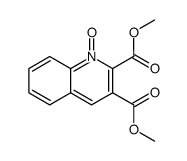 2,3-bis(methoxycarbonyl)quinoline 1-oxide结构式