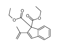 diethyl 2-prop-1-en-2-ylindene-1,1-dicarboxylate结构式