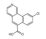 9-chlorobenzo[h]isoquinoline-6-carboxylic acid Structure