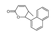 (2S,3S)-3-methyl-2-naphthalen-1-yl-2,3-dihydropyran-6-one结构式