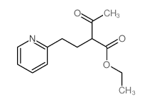 ethyl 3-oxo-2-(2-pyridin-2-ylethyl)butanoate结构式