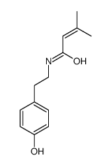 N-[2-(4-hydroxyphenyl)ethyl]-3-methylbut-2-enamide Structure