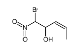 1-bromo-1-nitropent-3-en-2-ol Structure