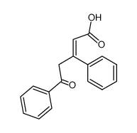 4-Benzoyl-3-phenylbut-2-enoic acid Structure