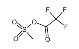 methanesulphonyltrifluoroacetic anhydride Structure