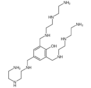 2,4,6-tris[[2-(2-aminoethylamino)ethylamino]methyl]phenol结构式