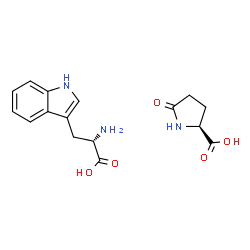 L-tryptophan, compound with 5-oxo-L-proline (1:1) Structure