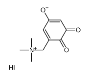 (5-hydroxy-3,6-dioxocyclohexa-1,4-dien-1-yl)methyl-trimethylazanium,iodide Structure