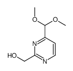 [4-(dimethoxymethyl)pyrimidin-2-yl]methanol结构式