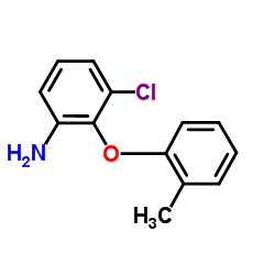 3-Chloro-2-(2-methylphenoxy)aniline Structure